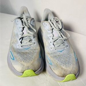 Hoka One One Clifton 9 - Gray and Blue